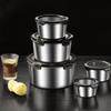GOWKE 304 Stainless Steel Sealed Food Storage Box