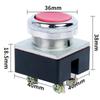 Momentary Control LA2 Push Button Switch 30mm Mounting Hole Self-Resetting Opening Mushroom Head Push Button 5A 250VAC Red Green