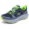 Skechers Go Run Consistent 2.0 Comode Ammortizzazione Resistenti Scarpe da Corsa Basse Sneakers Donna Blu Giallo 128623-NVLM