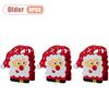 1-10PCS Felt Christmas Candy Bag Creative Holiday Gift Tote Handheld Apple Bag for Kids Party Favor Decoration for Children