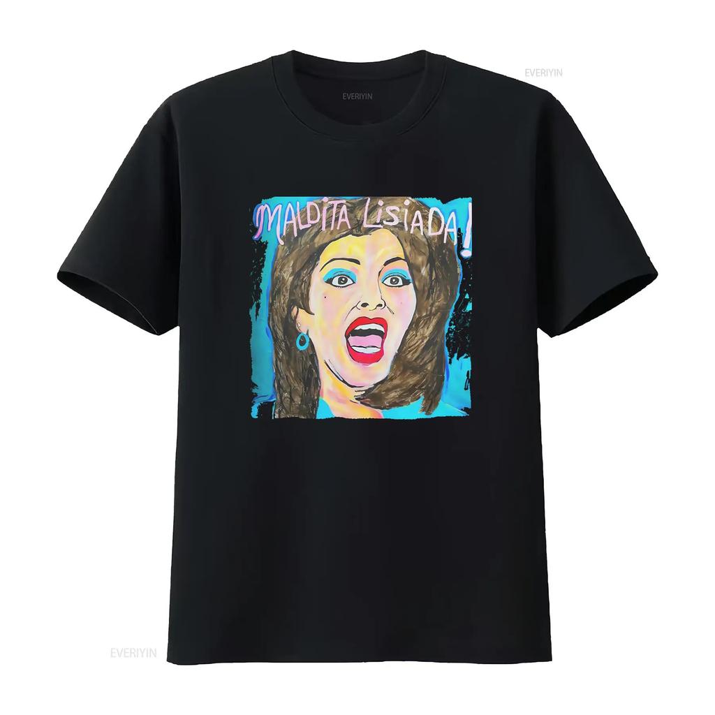 Soraya Montenegro T-Shirt Maldita Lisiada Design Maria La Del Barrio Inspiriert Itati Cantoral Thalia Tribut Mexikanisch Vintage