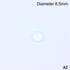8-44 Mm Round Transparent Acrylic Plano-Convex Lens Flashlight Led Lens Focusing Torch Accessories Magnifying Glass Convex Lens