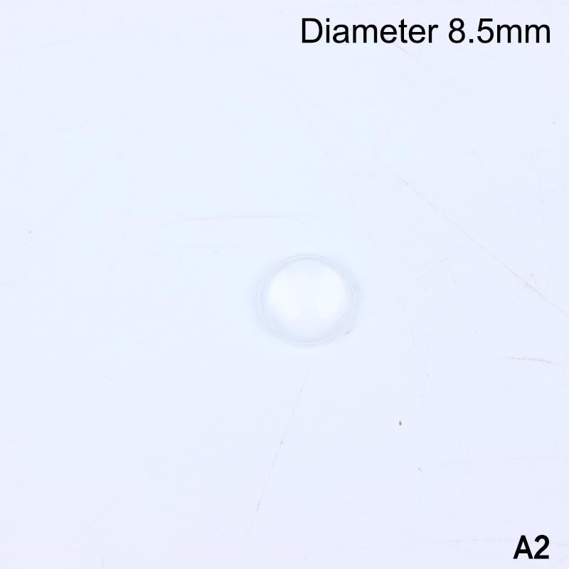 8-44 Mm Round Transparent Acrylic Plano-Convex Lens Flashlight Led Lens Focusing Torch Accessories Magnifying Glass Convex Lens