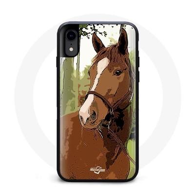 Coque Souple - Quarter Horse - Iphone X - Noir - Synthétique - Mixte