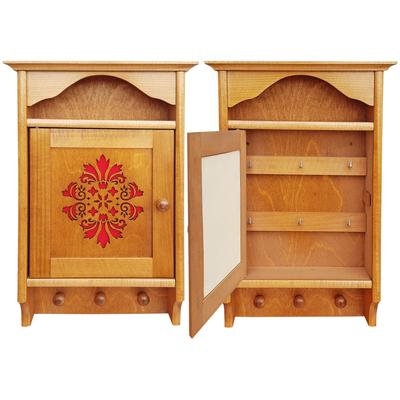 PORTACHIAVI IN LEGNO Appendi Scatola Organizer ALDER ECO
