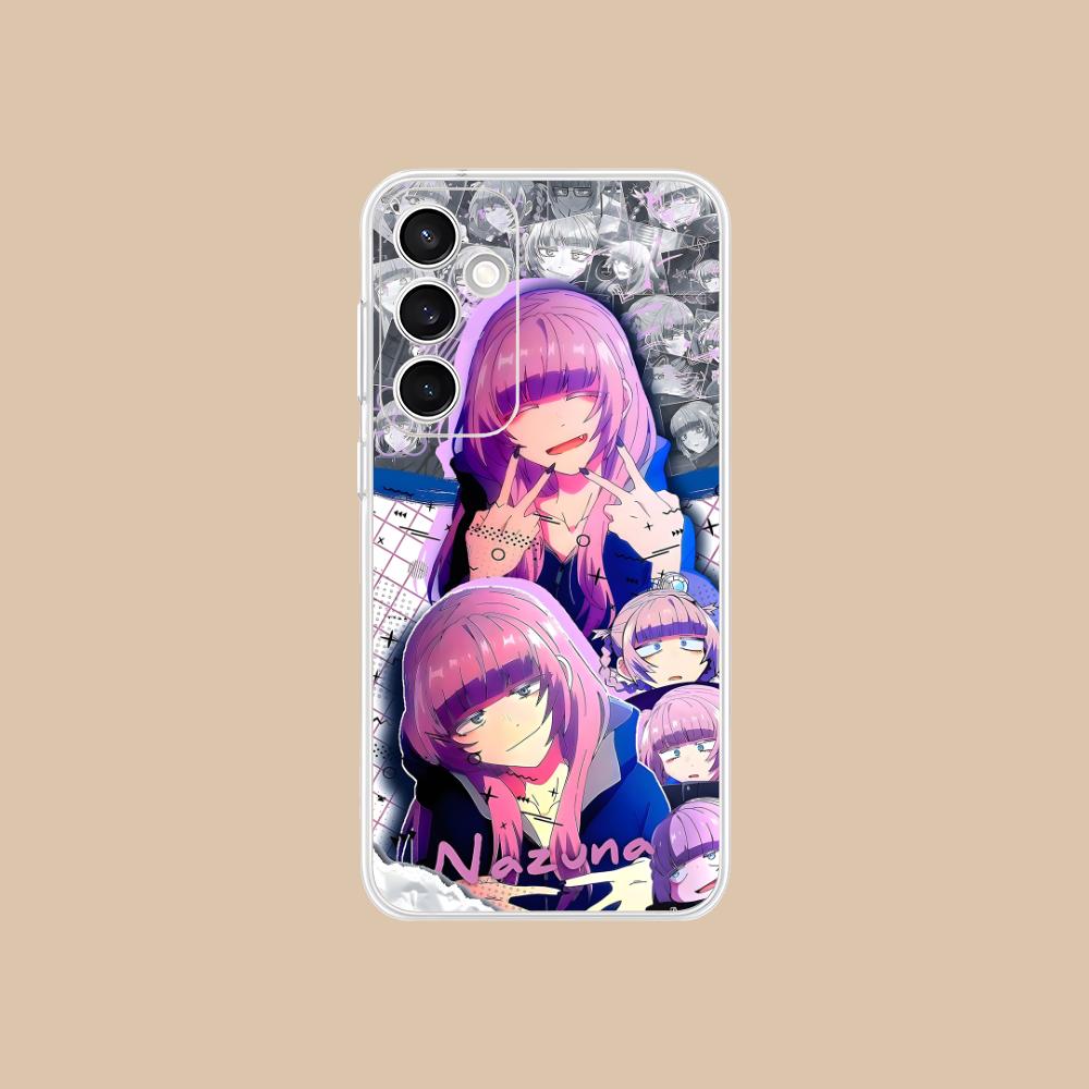 Call Night Nazuna Clear Mobile Phone Case for Samsung Galaxy S25 S24 S23 S22 S21Plus FE Ultra Colorful Cover