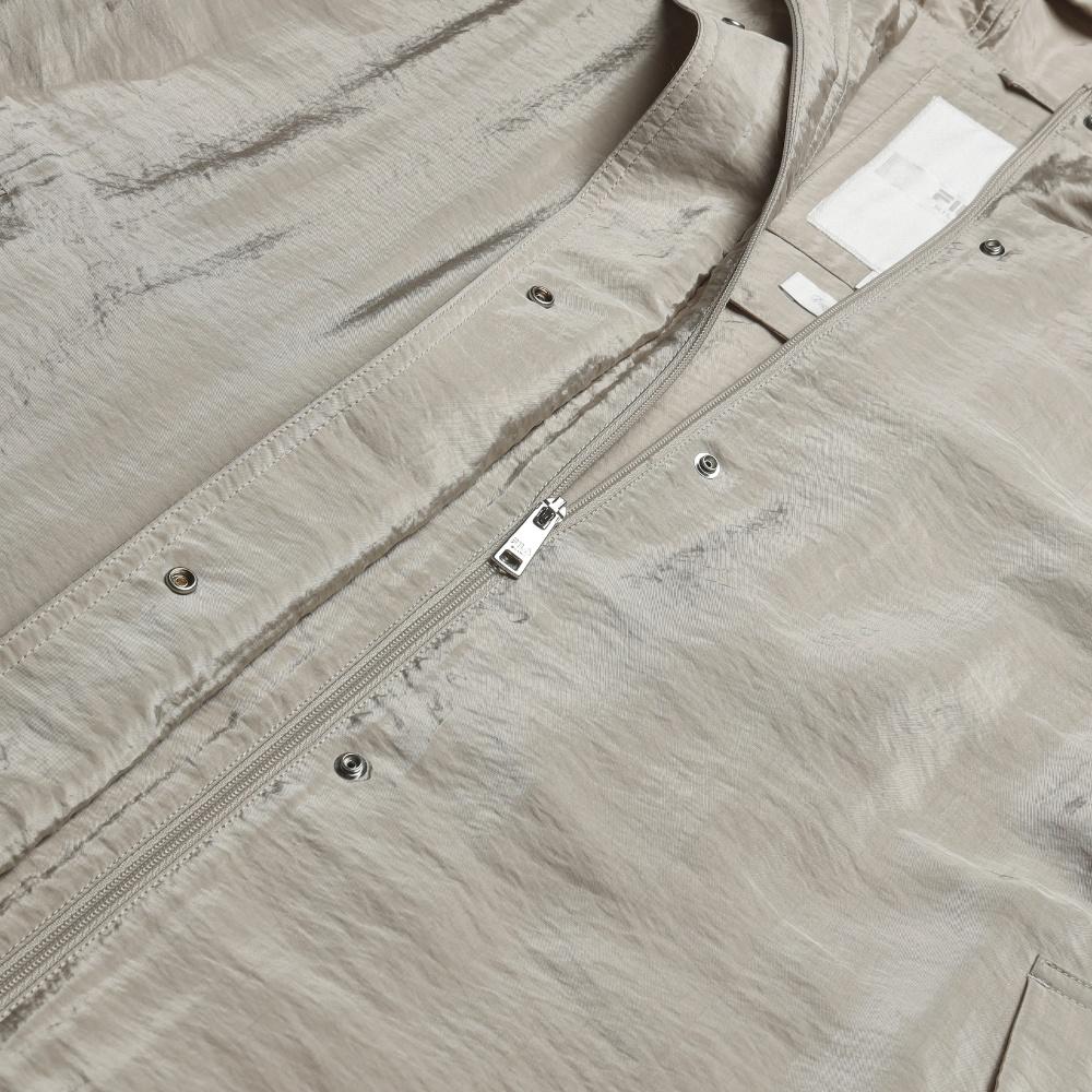 Fila Milano Series Hooded Loose Casual Comfortable Jacket Women Jackets Feather-Gray F11W625705FGY