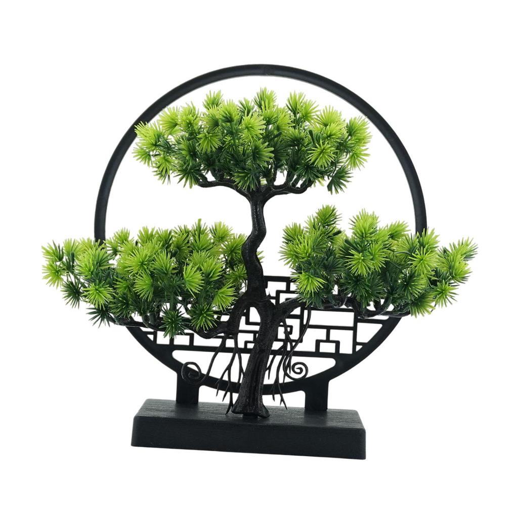Artificial Bonsai Plant, Decoration Made of PP, No Light Required, Suitable for Office,