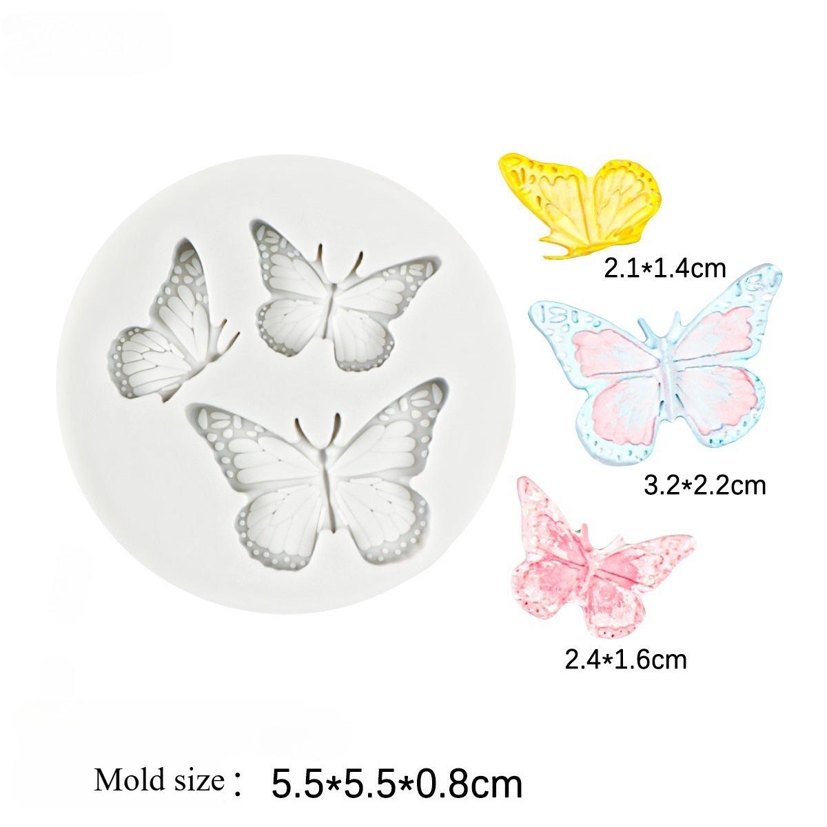 DIY Silicone Butterfly Mold: Vintage-Style Large & Small Butterfly Resin Casting Plaster Decorative Ornaments
