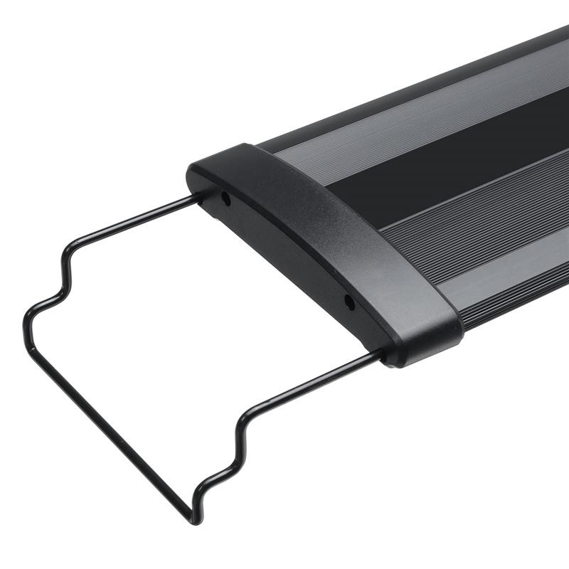 Superschlanke LED-Aquariumbeleuchtung, Wasserpflanzenlicht, ausziehbare, wasserdichte Clip-on-Lampe für 40–130 cm große Fische, 30/40/60/90 cm, 18/23/30 W
