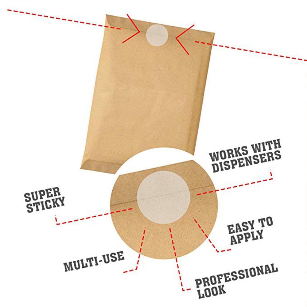 Ambalaj Cadou DIY Consumabile de Petrecere Etichetă Rotundă pentru Pachet Autocolante Transparente Clare Etichetă de Sigiliu