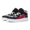 LiNing Shaohua 1.5 Casual Non-Slip Shock Absorbing Wear-Resistant Mid-Top Kids Sneakers Kids Sneakers Black Red YKCS118-5