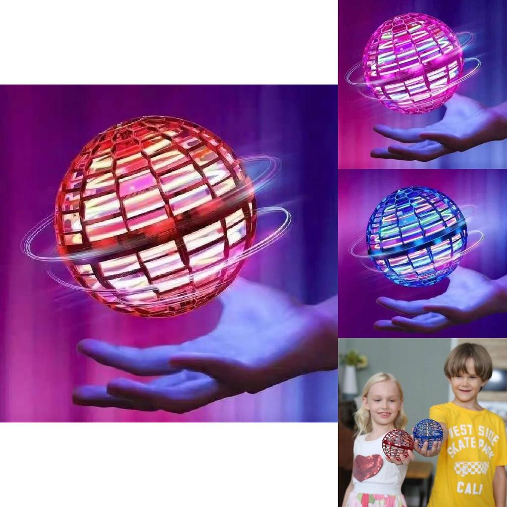 Enchanting Spin Flying Ball Gyroscope Edition Red Water Drop Version With Remote Control
