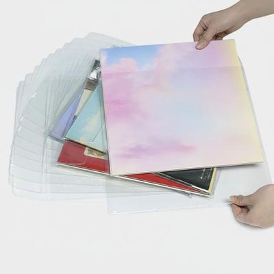 Useful 7/10/12 Inch Vinyl Records Sleeve Resealable Thickened Record Protection Record Storage Bags Record