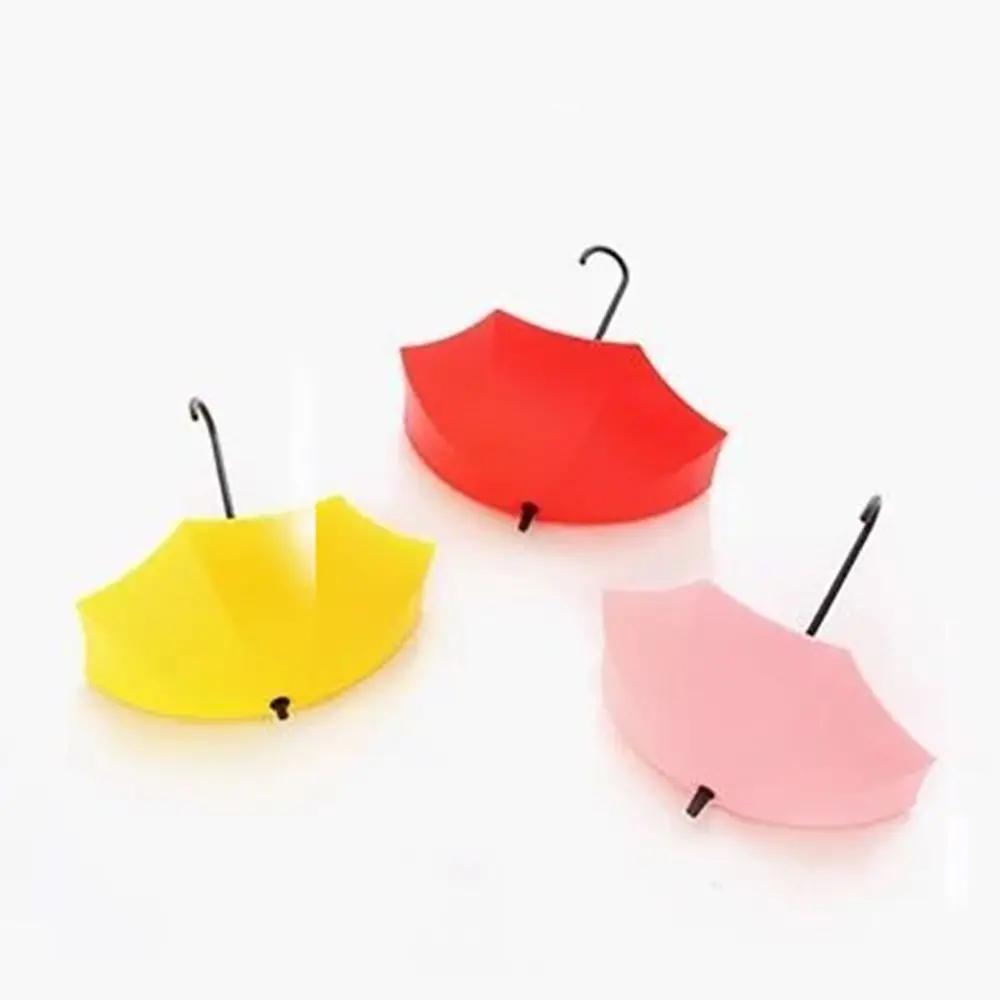 

Non-marking 3pcs/lot Wall Door Clothing Hanger Key Kitchen Organizer Wall Hook Umbrella Hook Home Decorative Storage Rack