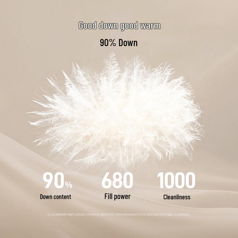 Tanboer Women's Mid-Length Down Jacket with Detachable Hood