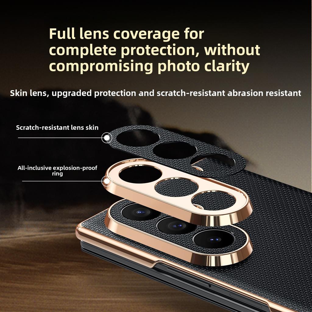 Luxury Business Magnetic Flip Textured Skin Feel Case for Samsung Galaxy Z Fold8 Ultra 7 6 Shockproof for Magsafe Slim Fit Cover