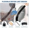 Dryer Vent Cleaning Kit with Flexible Kapok Lint Brush Vacuum Cleaner Duct Dust Vacuum Cleaner Head Long Reach Cleaning Tool