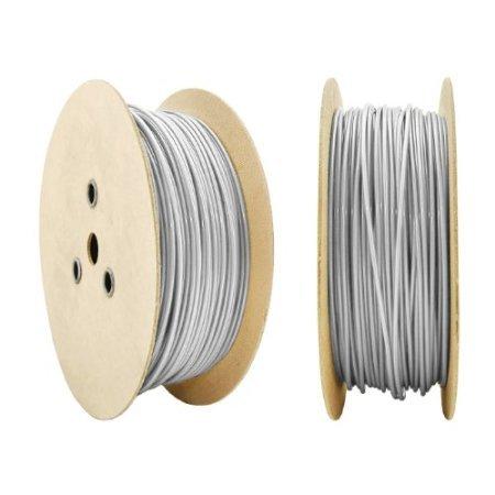 100m DRAHTSEIL In PVC 4/6mm TRANSPARENT Verzinkt Stahlseil Seil Draht Stahl