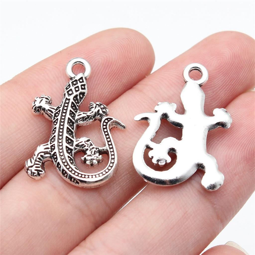Żaby Owady Stworzenia Ogrodowe Amulet Antyczny Brąz Stop Cynku Materiały do Tworzenia Biżuterii Styl Dziecięcy Bransoletka Amulety