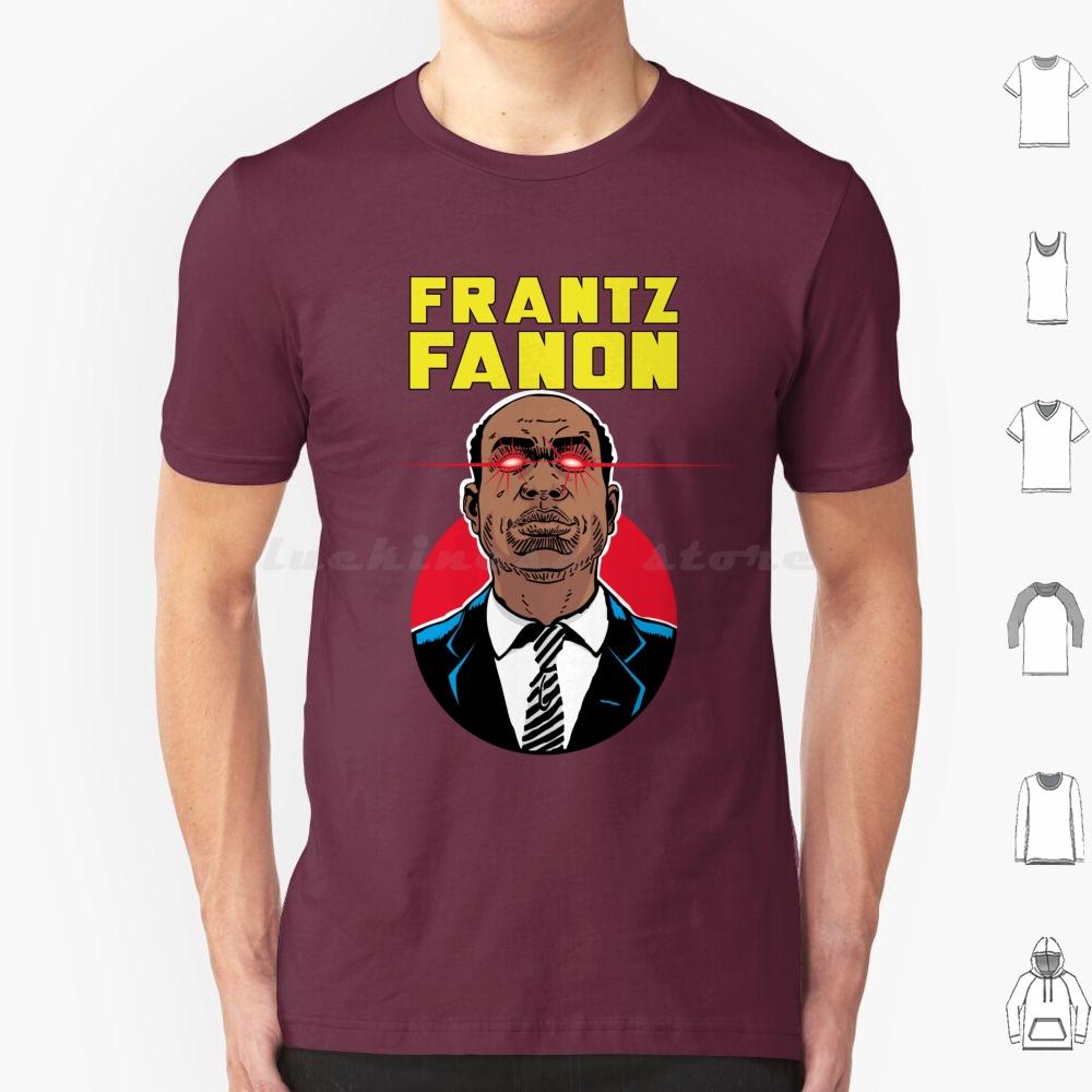 Camiseta Frantz Fanon Está Mirando 6xl Algodón Fresca Tee Fanon Fanon Cómics Superhéroe Socialismo Antirracismo Marxismo Arte Pop