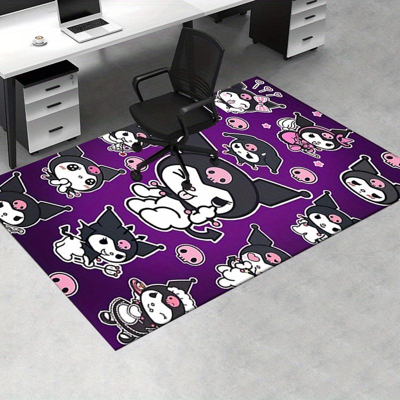 Office Rug Kuromi, Halloween Anti-Slip Rug, Machine Washable for Living Room, Bedroom, Office, Multiple Sizes, Bedroom Mat, Decorative Mat, Durable Ma