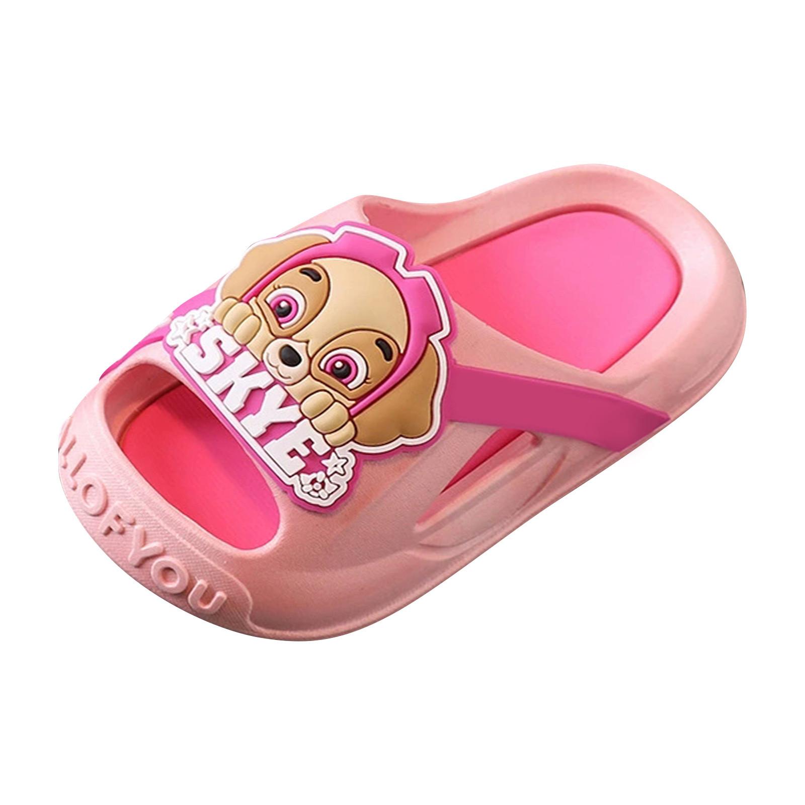 

Summer Children s Cool Slippers Cartoon Boy Soft Bottom For Outdoor Wear, Indoor Shower, Home Slippers, Toe Cover 32 розовый