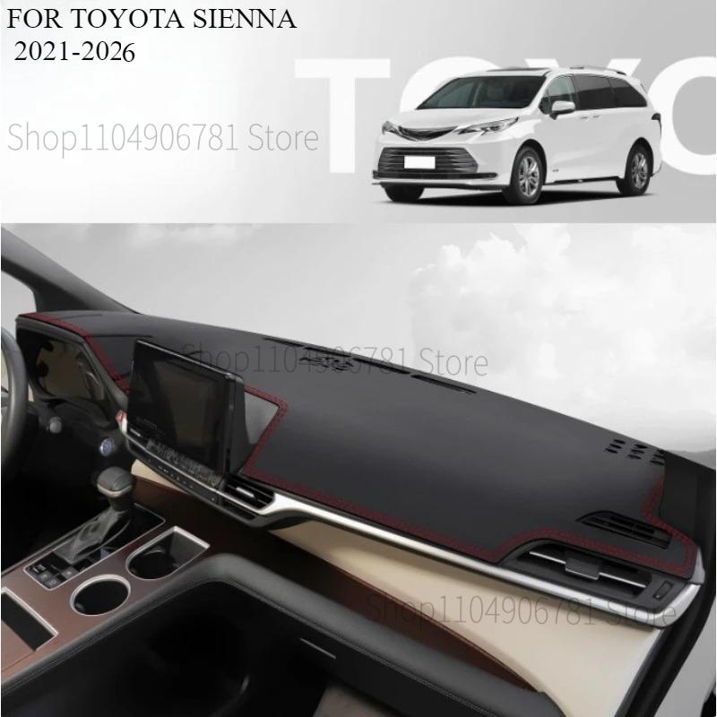FOR TOYOTA SIENNA -2026 Car Dash Mat Dashmat Dashboard Mat Cover Sun Shade Dash Board Cover Carpet  Accessories front  A