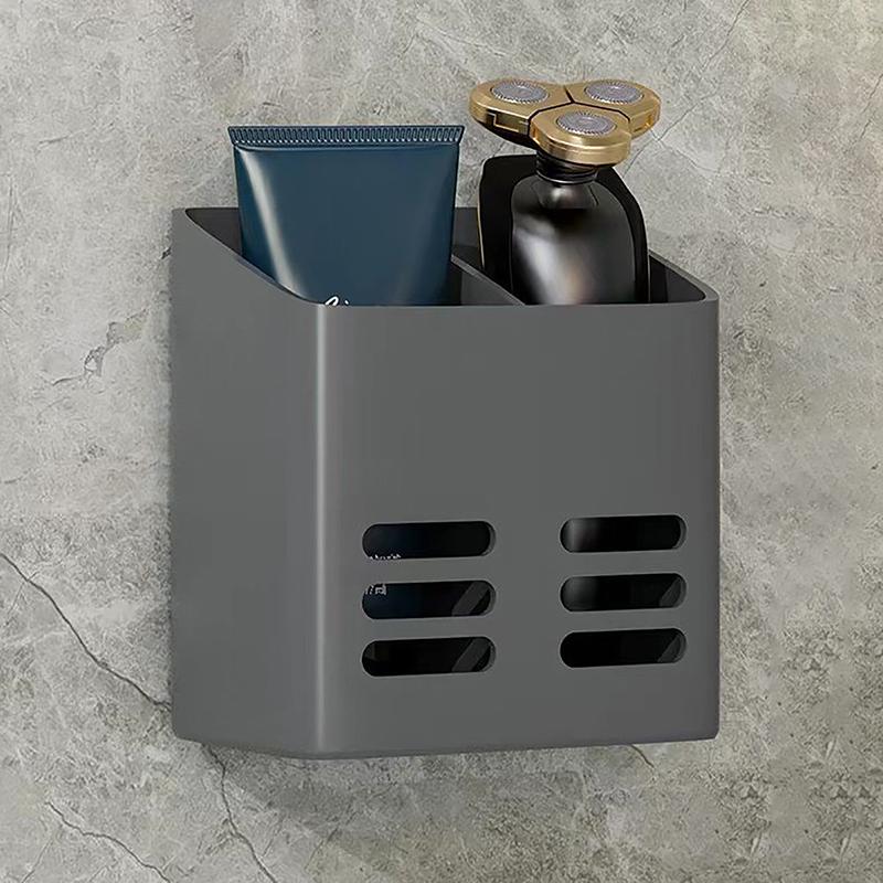 Étagère de salle de bain, organisateur de rangement de maquillage, étagères de toilette sans perçage, support mural pour peignes, produits de soins de la peau, accessoires de salle de bain
