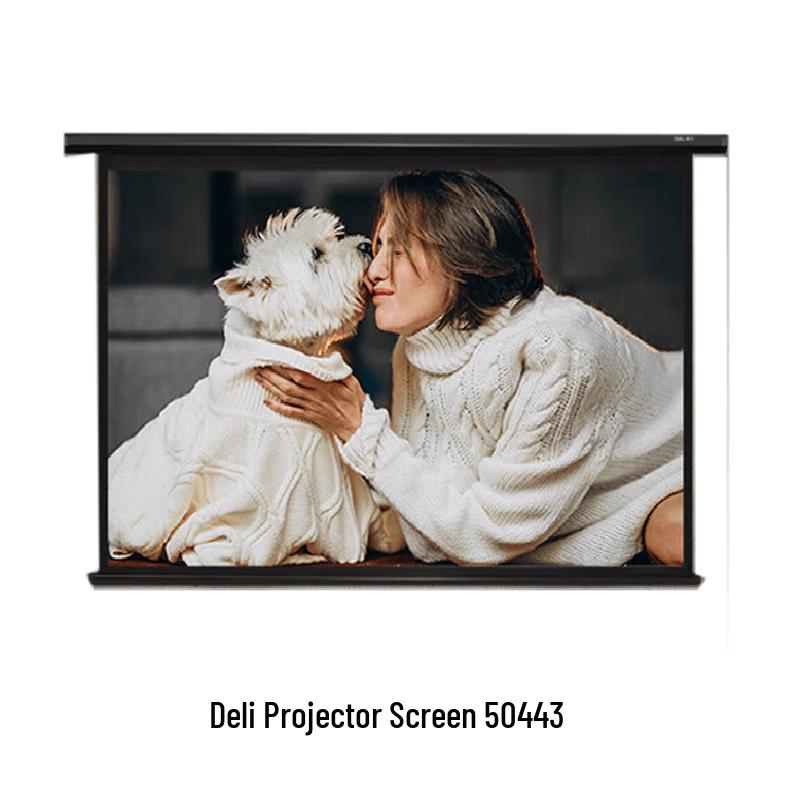 Deli 120-inch 16:10 Electric Projector Screen