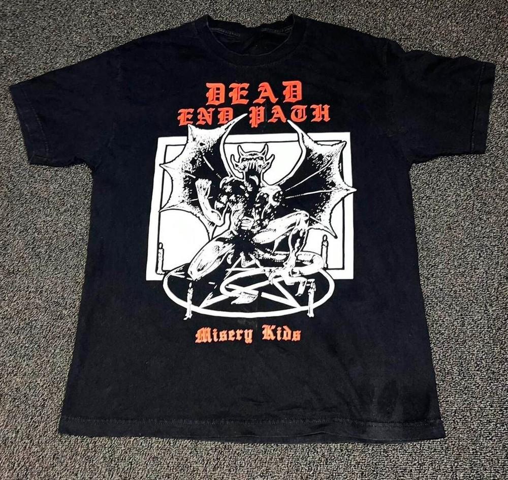 Retro Misery Kids Dead End Path Band Black T Shirt All Size For Men AG483 Unisex T-Shirt S