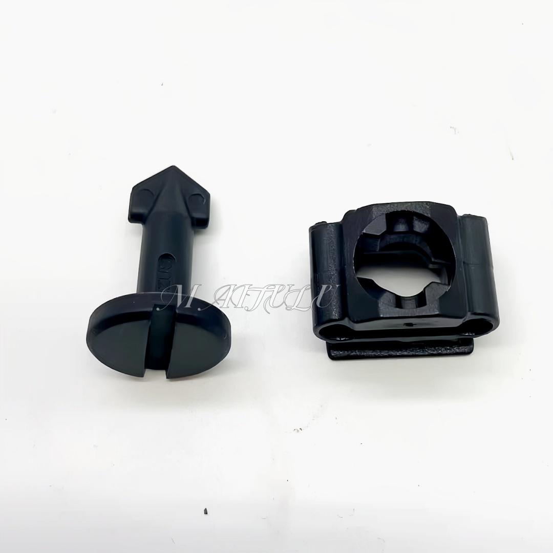 2pcs For Honda Plastic Engine Cover Stud Stay Grommet Kit 91501P8AA01 90601P8AA01 Engine Cover Bolt Bonnet Hood Clips a set of