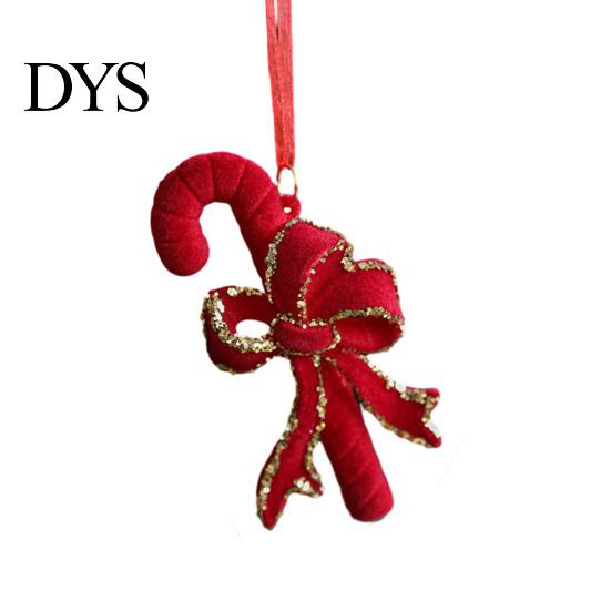 Bell Holiday Ornaments Christmas Red Flocking Wreath Snowfall Elk Noel Home Party Decor Pendant Snowy Winter for Tree Hanging Decorations