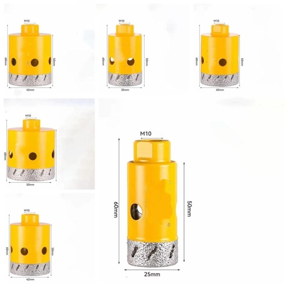 Dry Drilling M10 Thread Angle Grinder Sharp Diamond 20-50mm Drill Bit Smooth Cutting Easy Mounting Dry Drilling Bit Rock Slab