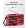 Tragbares Radio FM MP3 USB Bluetooth Wireless-Lautsprecher Unterstützt Solarladefunktion TF-Karte U-Disk-Musik-Player mit FM-Radioempfänger
