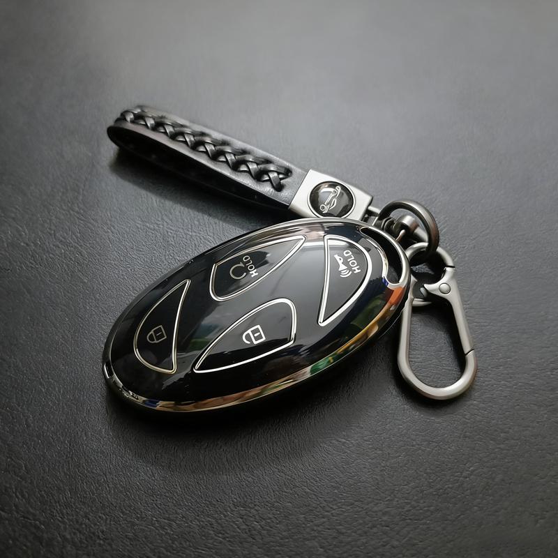 Fashion Tpu For Hyundai Grandeur Gn7 Kona Ev Lonic 7 Button Remote Car Key Case Cover Fob Bag Keychain Holder Accessories