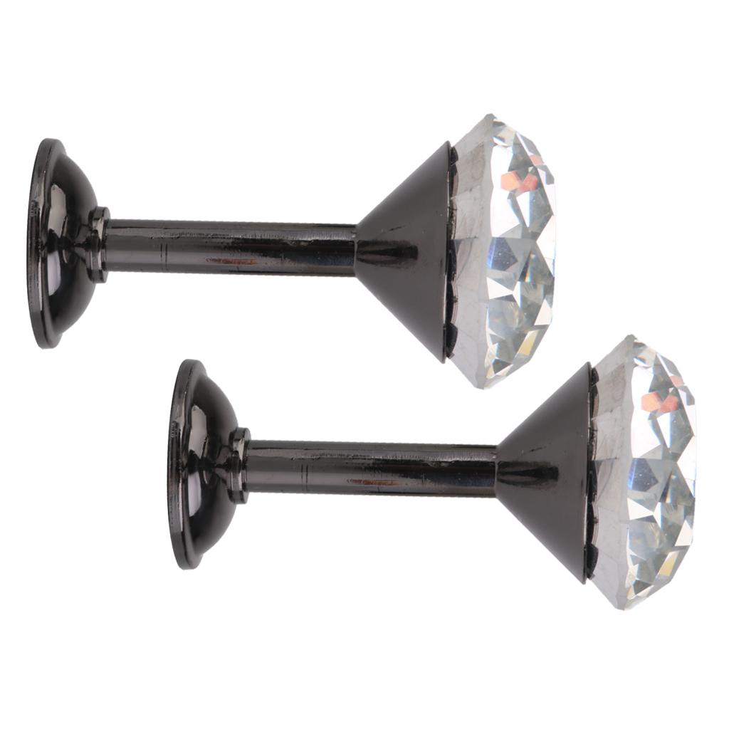 Faux Diamond Curtain Drapery Tiebacks Door Wall Tassel Hooks