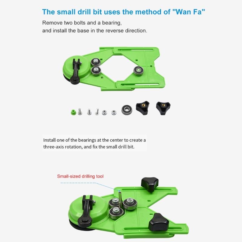 Lightweight Sturdy Plastic Drilling Locator Tool for Reduced Fatigue During Extended Use in Construction and DIY Applications