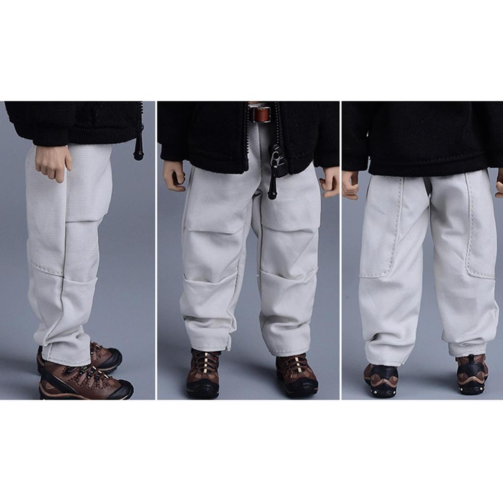 1/12 Doll Pants And Belt, , Action Figures Clothing, for 6 '' Male Costume