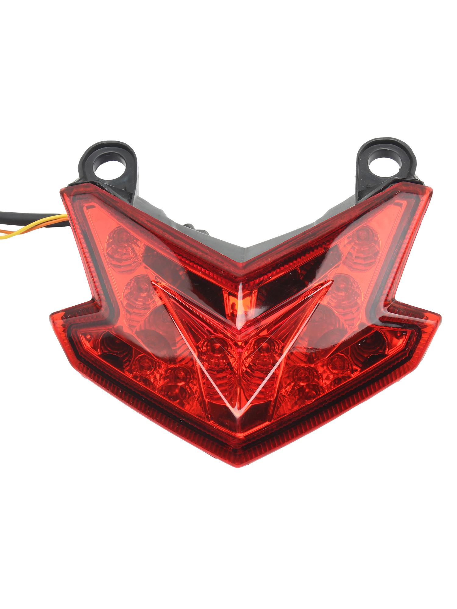 

Для Kawasaki Z800 Z125 ZX636 ZX-6R NINJA Мотоцикла Задний фонарь Стоп-сигнал Указатель поворота Задний фонарь Светодиодный Задний фонарь Сигналы поворота красный