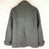 Giacometti Wool Pea Coat Gray Size 2 Made in Japan(USED)