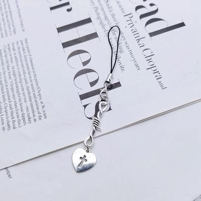 Phone Chain Handmade Lovely Charm Mobile Phone Strap Y2k Accessory Fashion Bag Pendant Ornament for Women Girls