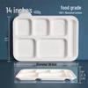 Yuzhou Melamine Food-Grade Sectioned Dining Tray