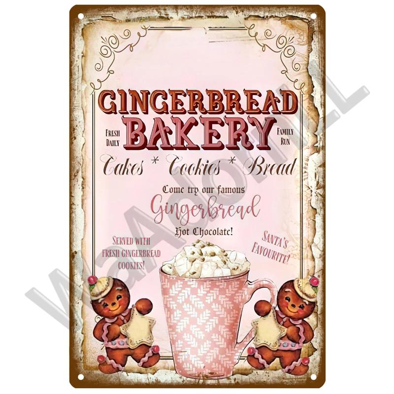 Metal Sign Delicate Fast Food Plate Tin Sign Plaque Vintage Restaurant Home Bar Cafe Kitchen Metal Poster Wall Decor Accessories