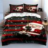Santa Claus, Rope, Snowflakes. Bedding Sets Duvet Cover Sets Duvet Covers Pillowcases(1 * Duvet Cover 2 * Pillowcases Without Duvet Insert)