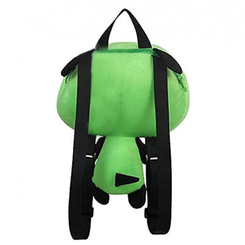 Anime Alien ET 3D Eyes Green Invader ZIM GIR Dog Cartoon Toy Charm Backpack Birthday Gift Toys for Children Friends