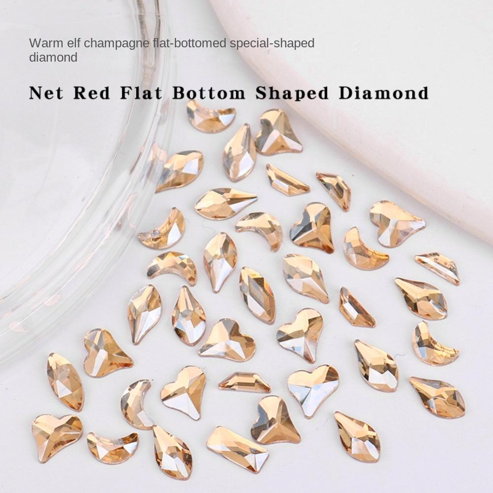 

Accessories Profiled Drills Nail Rhinestones Nail Jewelry Nail Decorations 3D Nail Art Drills D-50pcs