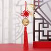 New Year'S Greetings Car Gold Foil Pendant Hanging Decoration 2026 Festival Golden Foil Car Hanging Tassels Festival Party Decor