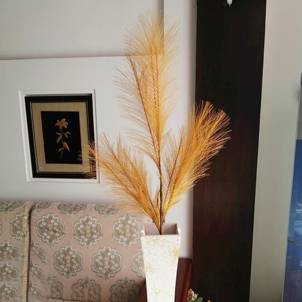Artificial Pampas Grass Full and Soft Petals Lifelike Faux Pampas Grass Decor for Wedding Decoration Table Arrangement