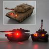 Main Battle Tank Germany Leopard 2 American M1A2 Abrams Chinese Type 99B Diecasts & Toy Vehicles Sounds & Light 1:48 Alloy Military Model